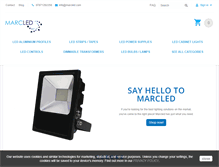 Tablet Screenshot of marcled.com